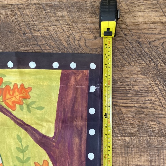 Outdoor Fall flag with Owl and pumpkin detail - Picture 2 of 5